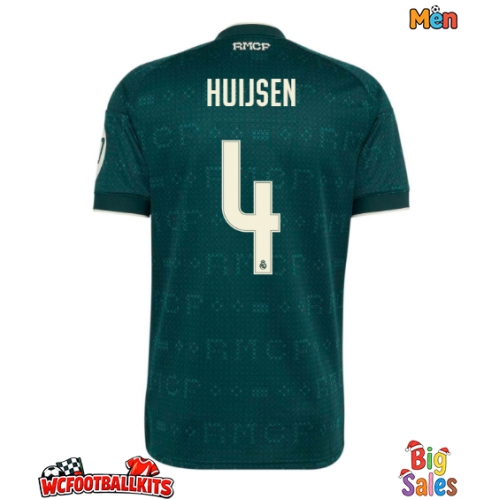 Real Madrid Dean Huijsen #4 Replica Away Stadium Shirt 2026-27 Short Sleeve